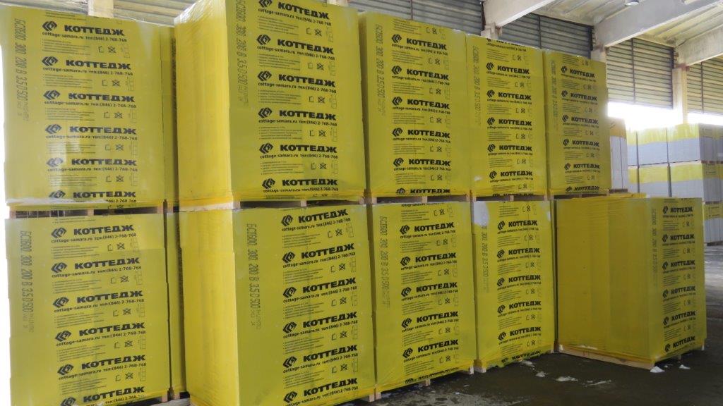 Газобетон КОТТЕДЖ D500 В2.5 625х300х250